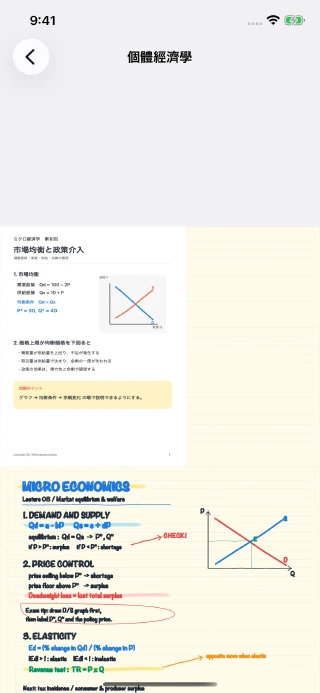 Pocket 的連續頁面與縮放畫面